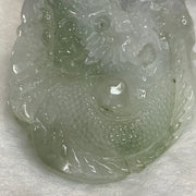 Type A Green Lavender Jadeite Dragon & Ruyi 63.85g 77.6 by 42.9 by 14.1mm - Huangs Jadeite and Jewelry Pte Ltd