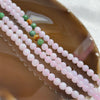 Type A Pink Jade Jadeite Necklace 32.81g 6.8mm/bead 156 beads - Huangs Jadeite and Jewelry Pte Ltd