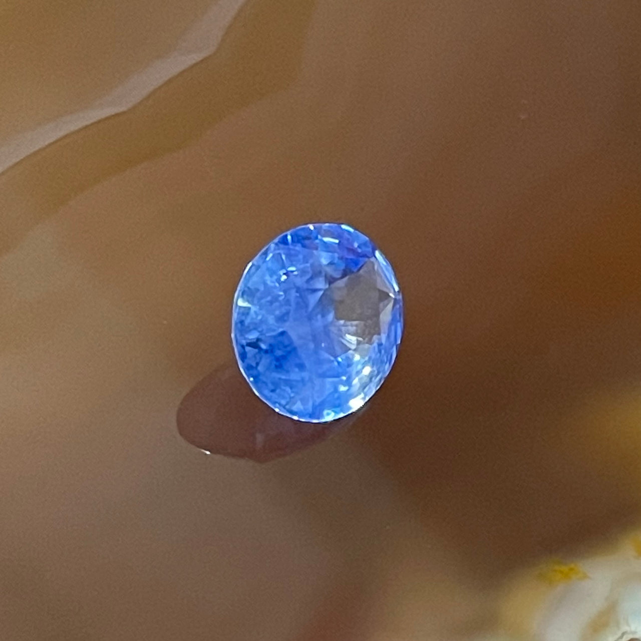 Natural Blue Sapphire (Corundum) with NGI Cert 3.16 carats 9.32 by 7.90 by 4.83mm - Huangs Jadeite and Jewelry Pte Ltd