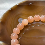 Natural Sunstone Crystal Bracelet 太阳石 29.49g 10.5mm/bead 19 beads - Huangs Jadeite and Jewelry Pte Ltd