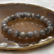 Natural Grey Sunstone Crystal Bracelet - 19.81g 8.8mm/bead 23 beads - Huangs Jadeite and Jewelry Pte Ltd