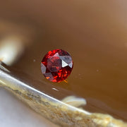 Natural Orange Red Garnet Crystal Stone for Setting - 1.00ct 5.4 by 5.4 by 3.9mm - Huangs Jadeite and Jewelry Pte Ltd