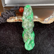 Type A Burmese Jade Jadeite 3D carving Tiger - 13.12g 48.5 by 16.5 by 13.8mm - Huangs Jadeite and Jewelry Pte Ltd