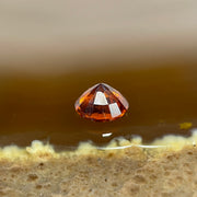 Natural Orange Red Garnet Crystal Stone for Setting - 0.80ct 5.1 by 5.1 by 3.1mm - Huangs Jadeite and Jewelry Pte Ltd