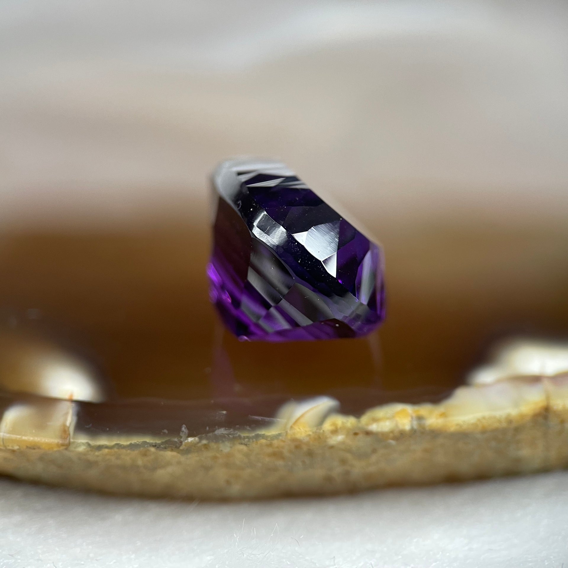 Natural Amethyst 25.90 carats 22.8 by 16.1 by 12.1mm - Huangs Jadeite and Jewelry Pte Ltd