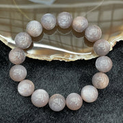 Natural Black Sunstone 日光石（太阳石）Bracelet 16 beads - 51.49g 13.3/bead - Huangs Jadeite and Jewelry Pte Ltd