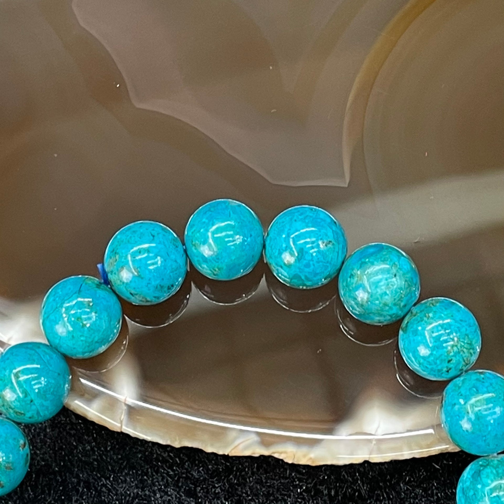 Natural Phoenix Stone Bracelet 凤凰石 - 26.99g 10.5mm/bead 19 beads - Huangs Jadeite and Jewelry Pte Ltd