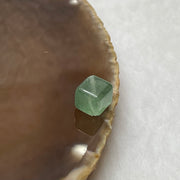 Natural Green Quartz Cube Charm - 0.9g 7.2 by 7.2 by 7.2mm - Huangs Jadeite and Jewelry Pte Ltd