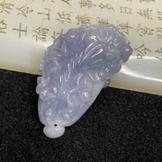 Type A Lavender Jade Jadeite Cabbage Pendant 25.6g 48.5 by 26.8 by 12.6mm - Huangs Jadeite and Jewelry Pte Ltd