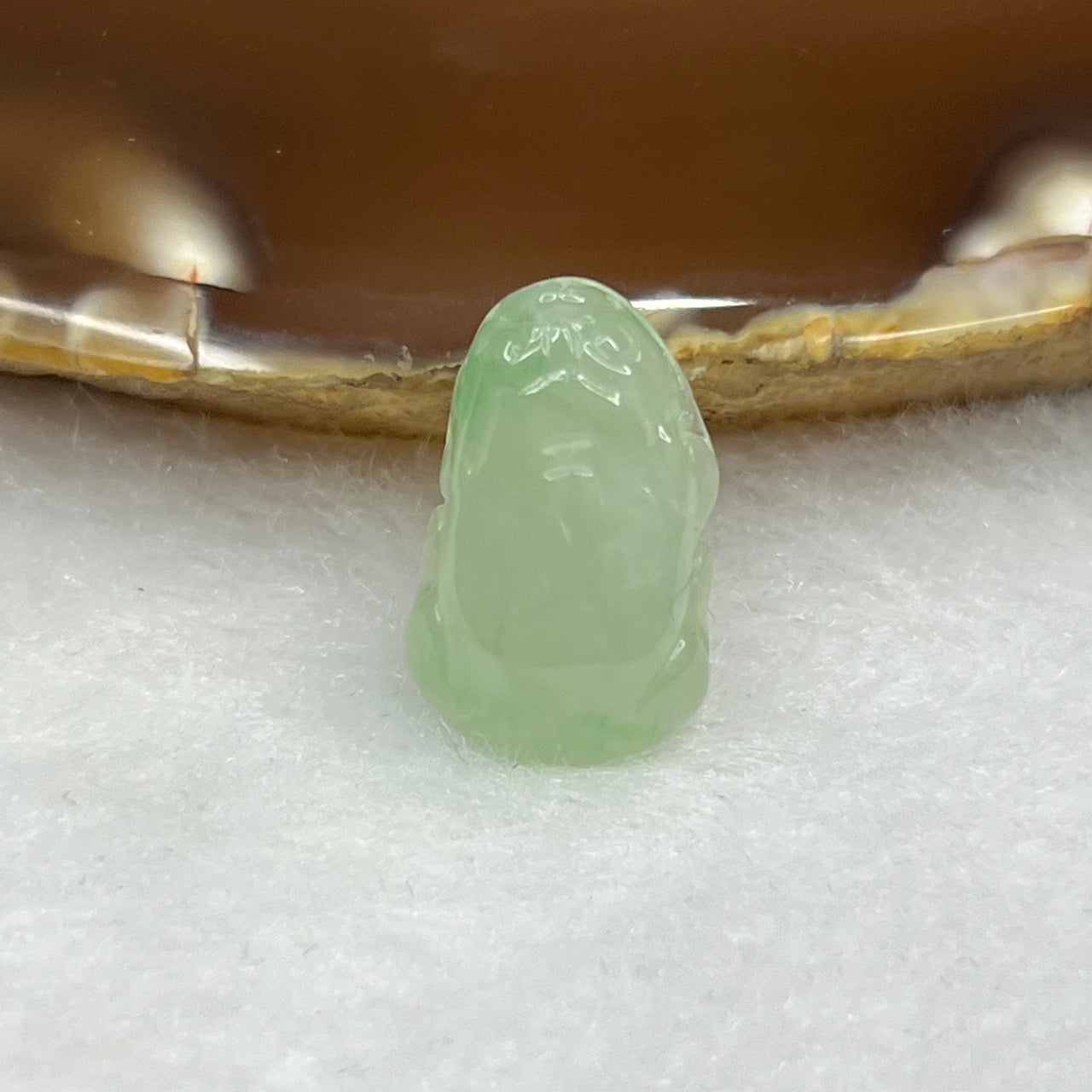 Type A Semi Icy Green Jade Jadeite Pixiu Pendant - 1.75 g 17.1 by 11.0 by 5.0 mm - Huangs Jadeite and Jewelry Pte Ltd