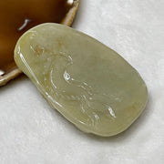 Type A Yellow Jade Jadeite Acala 75.07g 71.1 by 45.0 by 12.6mm - Huangs Jadeite and Jewelry Pte Ltd