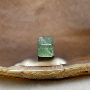 Natural Green Quartz Cube Charm - 0.9g 7.1 by 7.1 by 7.1mm - Huangs Jadeite and Jewelry Pte Ltd