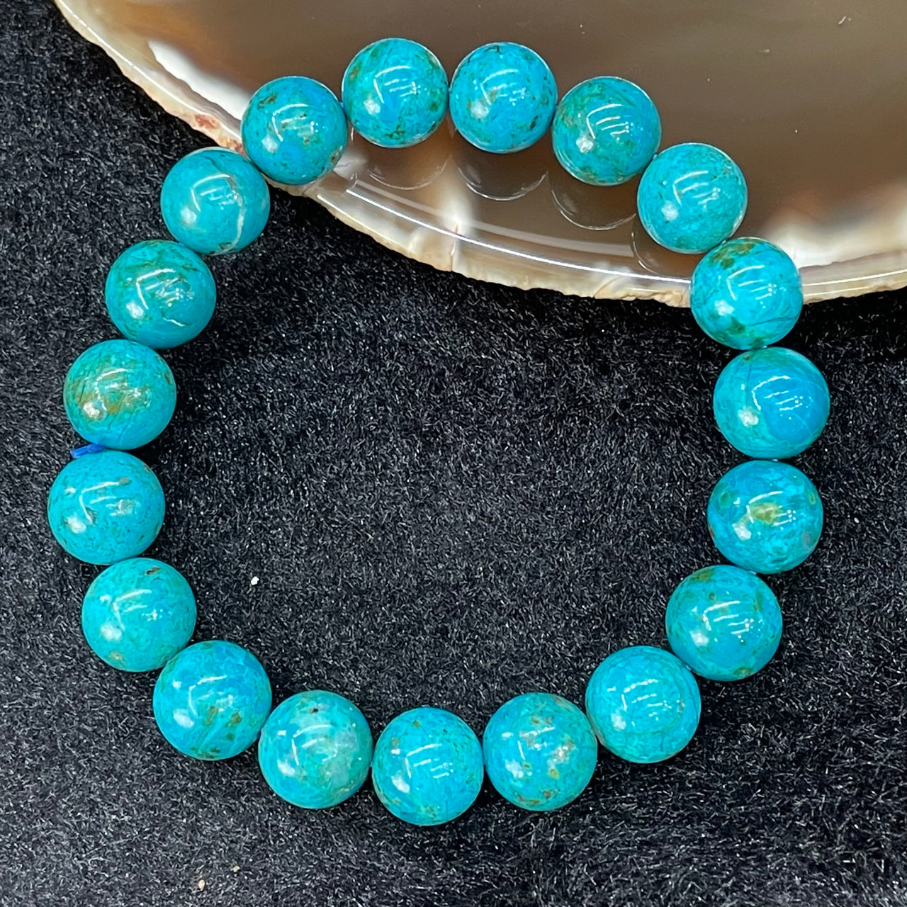 Natural Phoenix Stone Bracelet 凤凰石 - 26.99g 10.5mm/bead 19 beads - Huangs Jadeite and Jewelry Pte Ltd