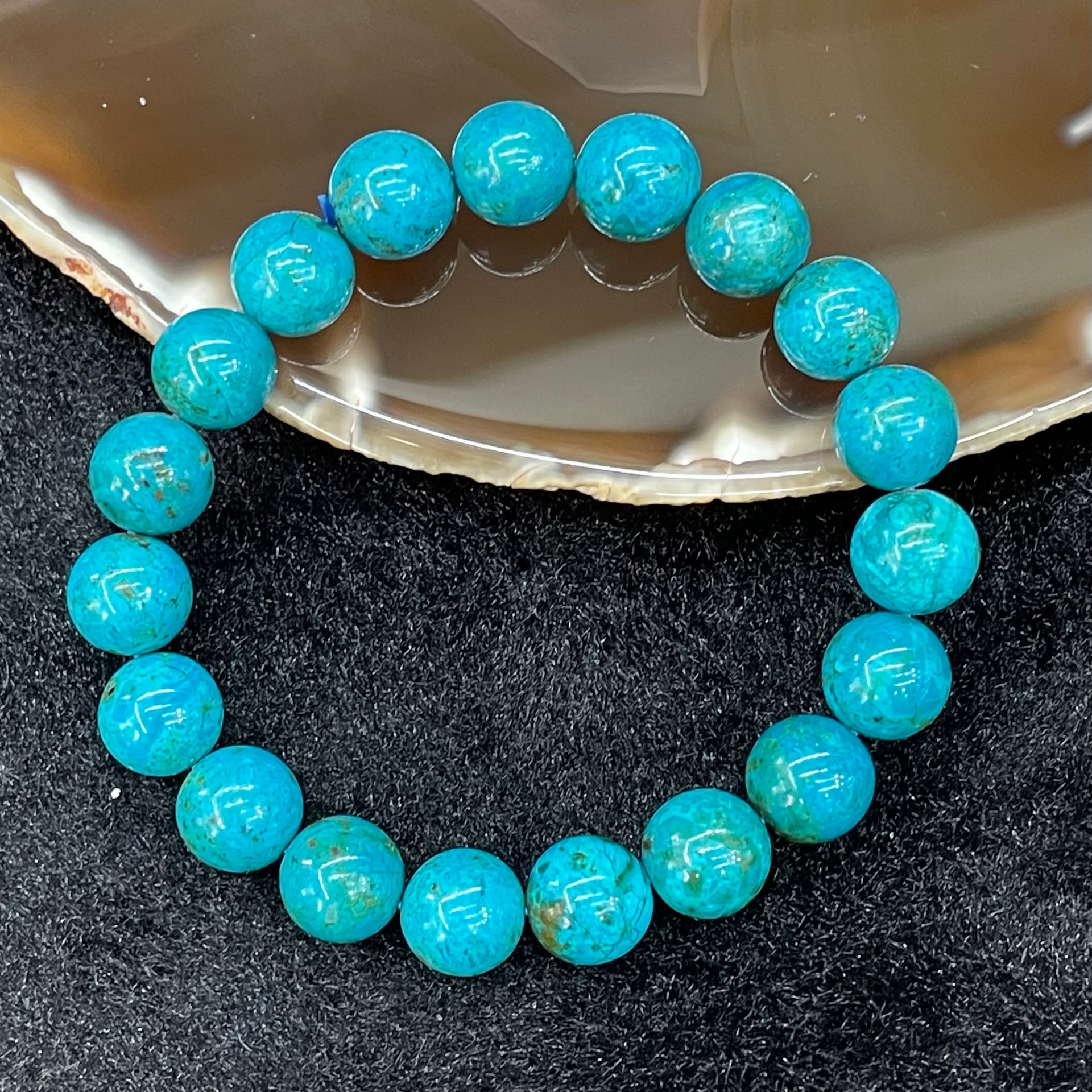 Natural Phoenix Stone Bracelet 凤凰石 - 26.99g 10.5mm/bead 19 beads - Huangs Jadeite and Jewelry Pte Ltd