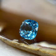 Natural Sky Blue Topaz 11.25 carats 12.6 by 12.6 by 9.0mm - Huangs Jadeite and Jewelry Pte Ltd