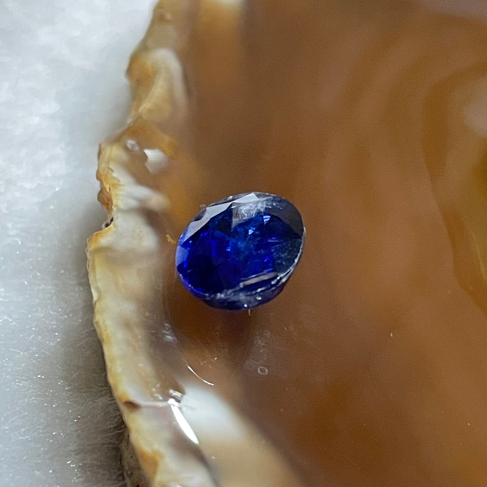 Natural Blue Sapphires 5.25 carats 11.9 by 9.4 by 5.4mm - Huangs Jadeite and Jewelry Pte Ltd