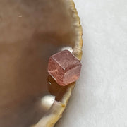 Natural Strawberry Quartz Cube Charm - 0.9g 7.1 by 7.1 by 7.1mm - Huangs Jadeite and Jewelry Pte Ltd