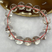 Natural Red Phantom Quartz Crystal Bracelet 55.62g 13.7mm/bead 15 beads - Huangs Jadeite and Jewelry Pte Ltd