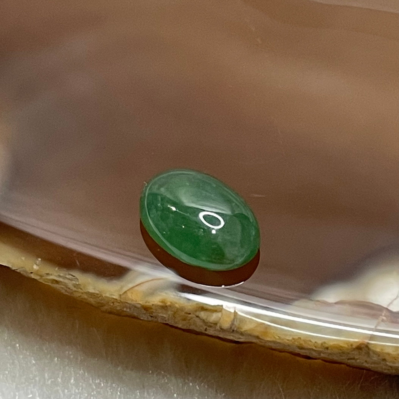 Type A Green Jade Jadeite Stone for Setting - 0.50g 10.8 by 7.4 by 3.5mm - Huangs Jadeite and Jewelry Pte Ltd