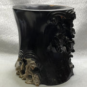 Natural Wooden Pots - 1130g 142.9 by 108.8 by 39.7mm - Huangs Jadeite and Jewelry Pte Ltd