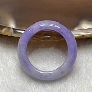 Type A Intense Lavender Jade Jadeite Ring - 5.06g US8 HK17.5 Inner Diameter 18.1mm Thickness 6.4 by 4.4mm - Huangs Jadeite and Jewelry Pte Ltd