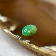 Natural Green Emerald Cabochon for Setting - 4.20ct 12.0 by 8.6 by 5.4mm - Huangs Jadeite and Jewelry Pte Ltd