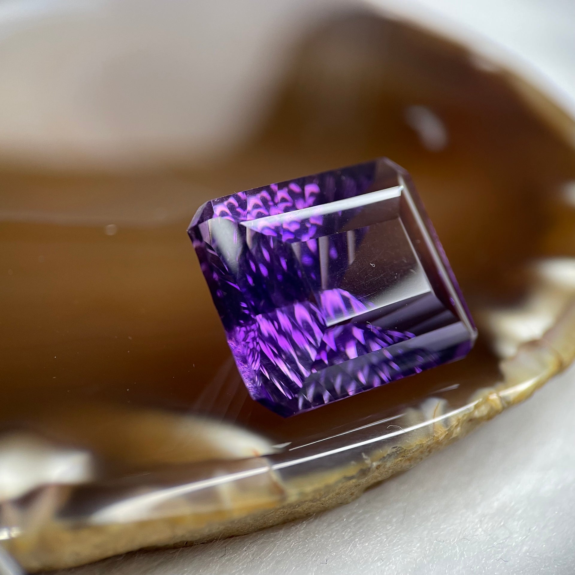 Natural Amethyst 32.75 carats 22.5 by 17.9 by 12.8mm - Huangs Jadeite and Jewelry Pte Ltd