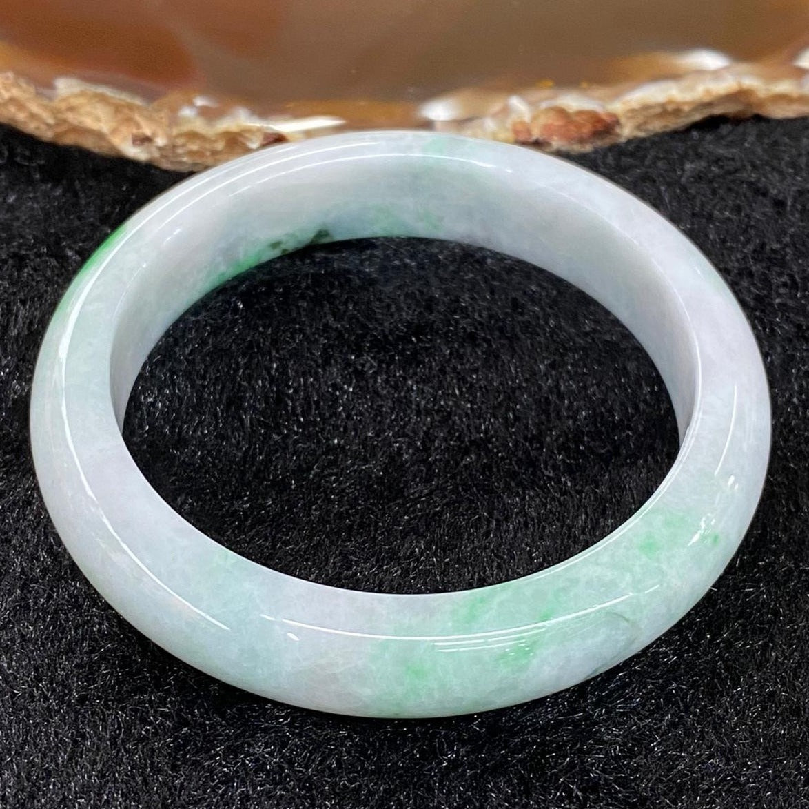 Type A Burmese Jade Jadeite Bangle - 49.47g inner diameter 54.4mm - Huangs Jadeite and Jewelry Pte Ltd