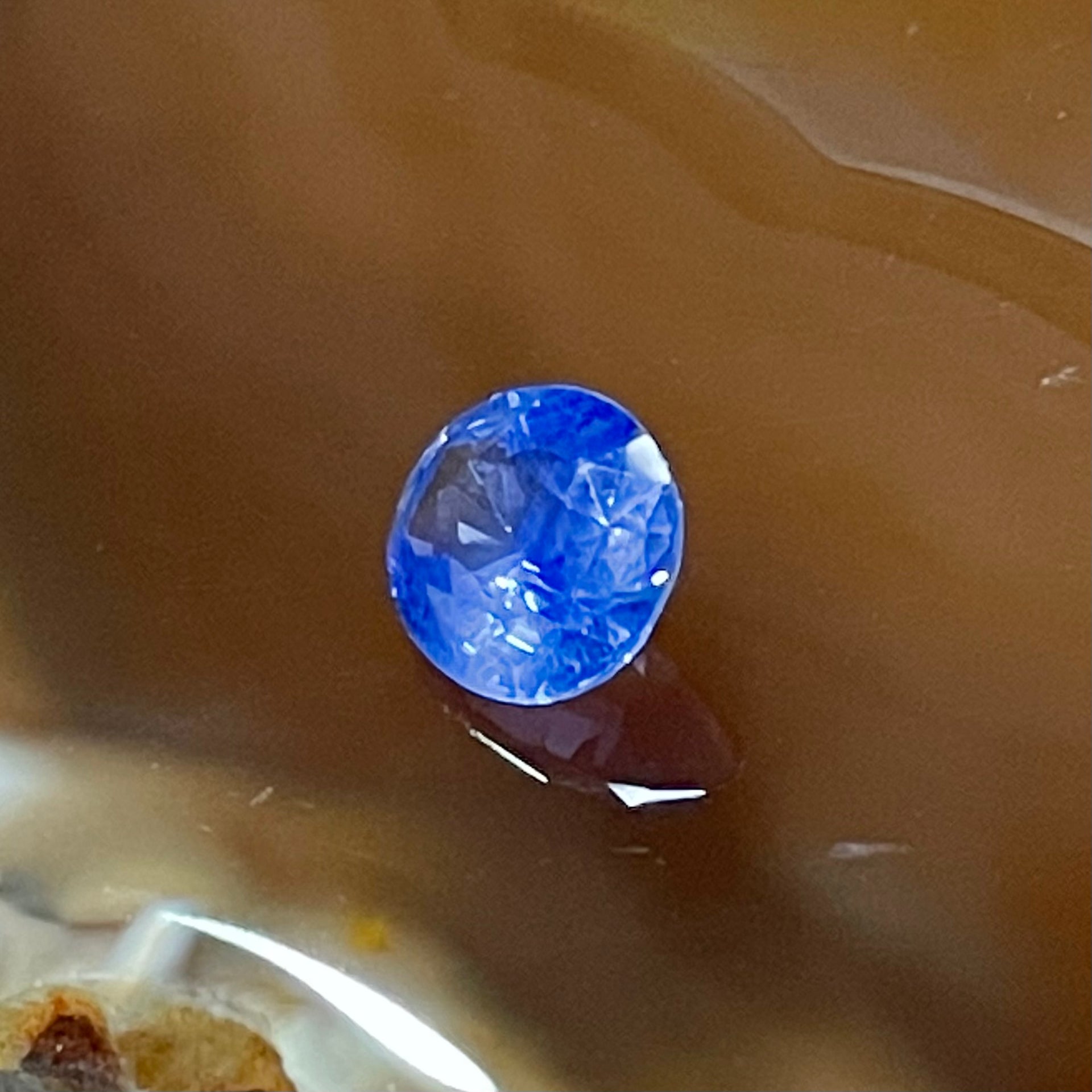 Natural Blue Sapphire (Corundum) with NGI Cert 3.16 carats 9.32 by 7.90 by 4.83mm - Huangs Jadeite and Jewelry Pte Ltd