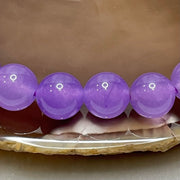 Natural Purple Crystal Beads Bracelet - 17.7g 8.3mm/bead 23 beads - Huangs Jadeite and Jewelry Pte Ltd