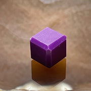 Natural Purple Crystal Cube Charm - 4.2g 12.5 by 12.5 by 12.5mm - Huangs Jadeite and Jewelry Pte Ltd