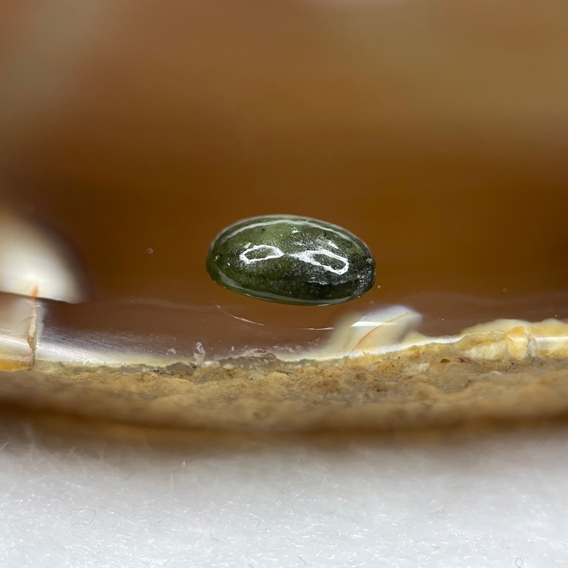 Natural Green Sapphire 1.70 carats 8.3 by 5.7 by 3.1mm - Huangs Jadeite and Jewelry Pte Ltd