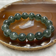 Natural Green Rutilated Quartz Bracelet 47.7g 13.3mm/bead 16 beads - Huangs Jadeite and Jewelry Pte Ltd