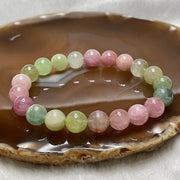 Natural Tourmaline Crystal Bracelet 电气石 28.99g 9.9mm/bead 21 beads - Huangs Jadeite and Jewelry Pte Ltd