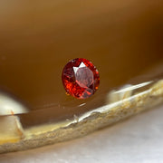 Natural Orange Red Garnet Crystal Stone for Setting - 1.05ct 5.7 by 5.7 by 3.7mm - Huangs Jadeite and Jewelry Pte Ltd