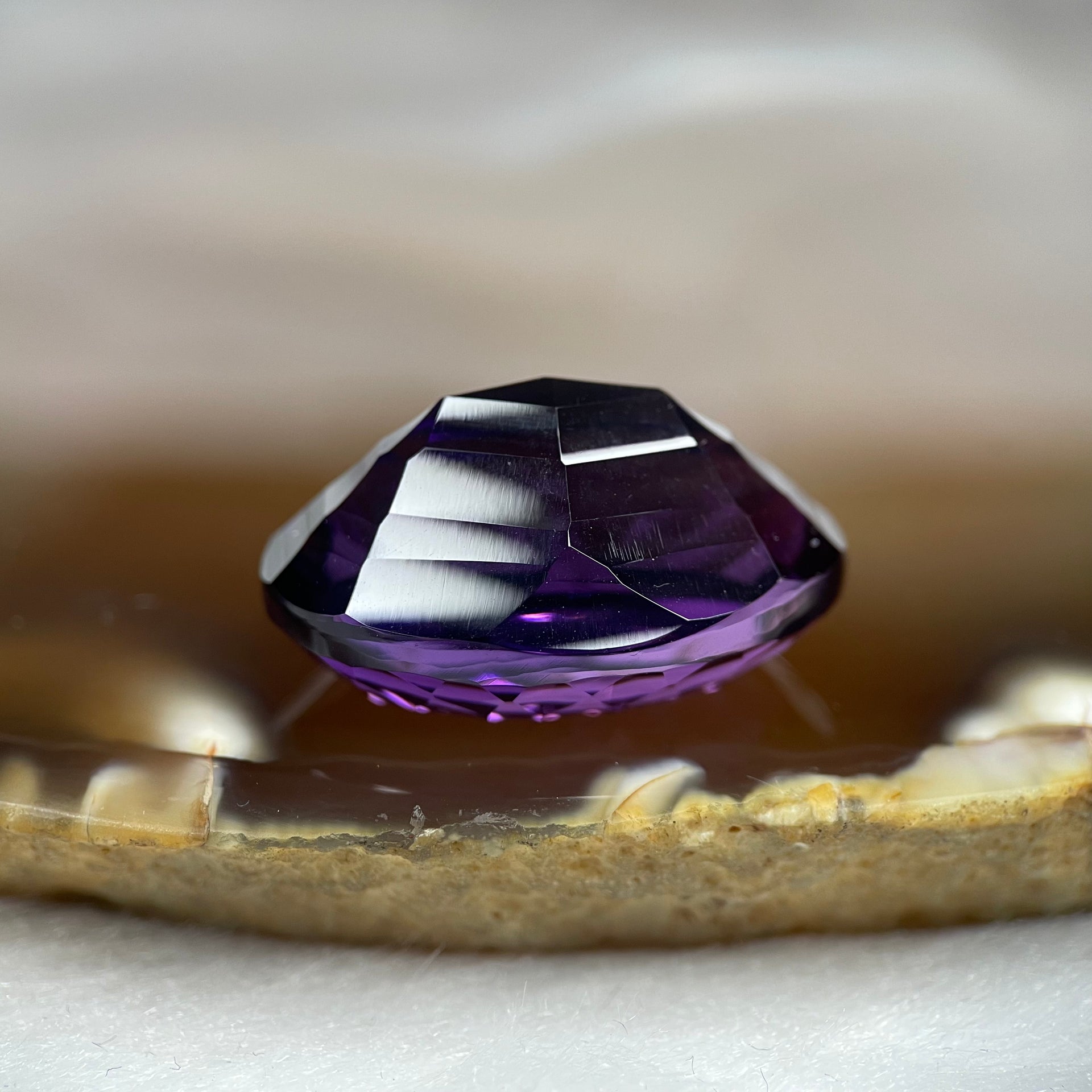 Natural Amethyst 25.90 carats 22.8 by 16.1 by 12.1mm - Huangs Jadeite and Jewelry Pte Ltd