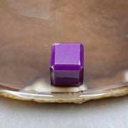 Natural Purple Cube Charm - 3.7g 12.5 by 12.5 by 12.5mm - Huangs Jadeite and Jewelry Pte Ltd