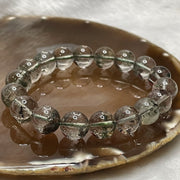 Natural Four Season Phantom Quartz 四季彩幽灵 Bracelet 40.63g 12.3mm/bead 18 beads - Huangs Jadeite and Jewelry Pte Ltd