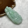 Rare Carving Apple Green Jade Jadeite 妈祖千里眼顺风耳 50.83g 70.3 by 34.8 by 10.3mm - Huangs Jadeite and Jewelry Pte Ltd