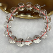 Natural Red Phantom Quartz Crystal Bracelet 55.62g 13.7mm/bead 15 beads - Huangs Jadeite and Jewelry Pte Ltd