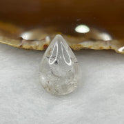 Natural Clear Quartz Teardrop Crystal with Mineral Water inside Locked Wealth 5.66g 24.2 by 16.9 by 11.5mm - Huangs Jadeite and Jewelry Pte Ltd