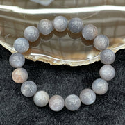 Natural Black Sunstone 日光石（太阳石）Bracelet 17 beads - 40.87g 12.0/bead - Huangs Jadeite and Jewelry Pte Ltd