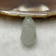 Type A Faint Green with Piao Hua Jade Jadeite Rabbit Charm - 3.33g 17.4 by 9.9 by 11.5mm - Huangs Jadeite and Jewelry Pte Ltd