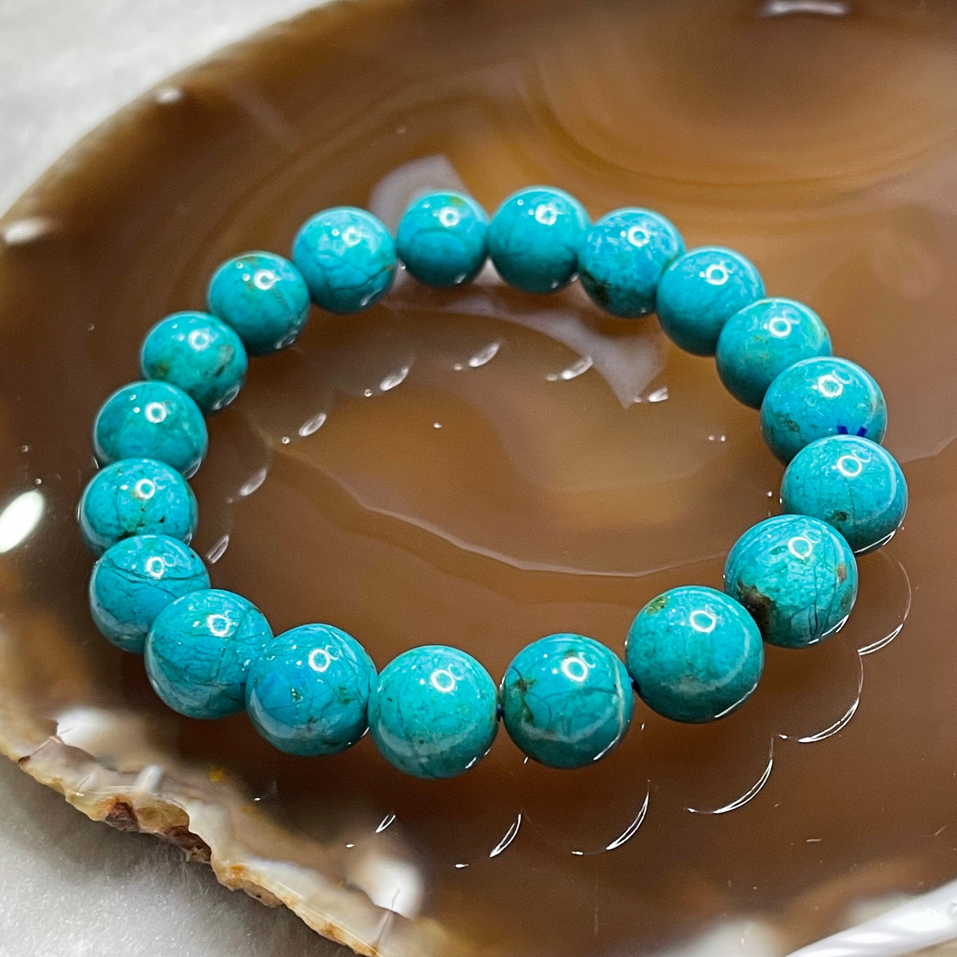 Natural Phoenix Stone Crystal Bracelet 22.18g 10.2mm/bead 19 beads - Huangs Jadeite and Jewelry Pte Ltd