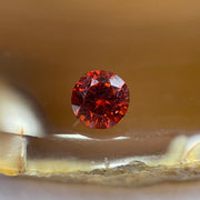 Natural Orange Red Garnet Crystal Stone for Setting - 1.05ct 5.5 by 5.5 by 3.8mm - Huangs Jadeite and Jewelry Pte Ltd