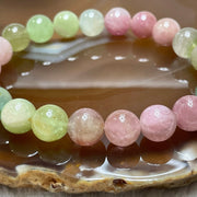 Natural Tourmaline Crystal Bracelet 电气石 28.99g 9.9mm/bead 21 beads - Huangs Jadeite and Jewelry Pte Ltd