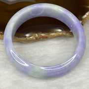 Rare Intense Bright Lavender Jadeite Bangle 76.06g Inner Dia 59.7mm 16.2 by 8.3mm - Huangs Jadeite and Jewelry Pte Ltd