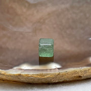 Natural Green Quartz Cube Charm - 0.9g 7.2 by 7.2 by 7.2mm - Huangs Jadeite and Jewelry Pte Ltd