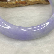 Rare Intense Bright Lavender Jadeite Bangle 76.06g Inner Dia 59.7mm 16.2 by 8.3mm - Huangs Jadeite and Jewelry Pte Ltd